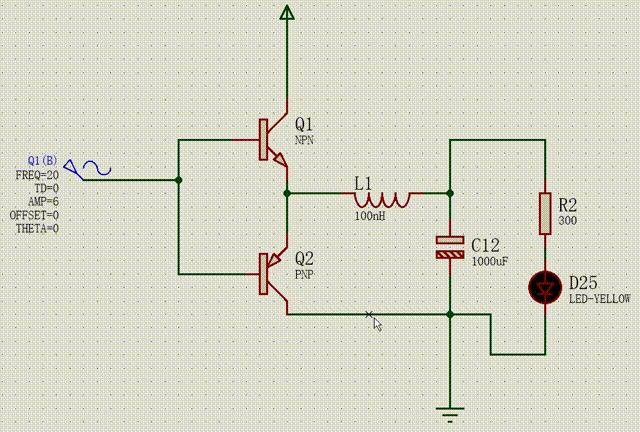 正弦波模式，频率20HZ，可以做出呼吸灯效果